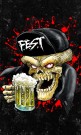 UTSOLGT / Skull (145cm x 185cm) thumbnail