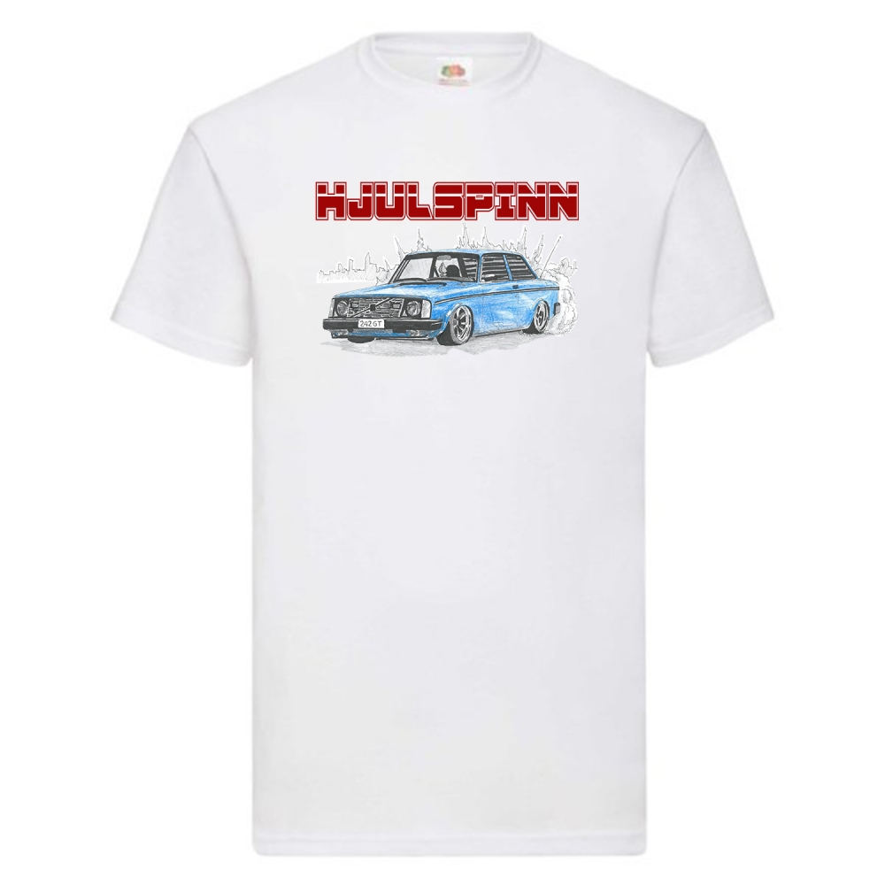 Kul Hjulspinn tshirt med Volvo design

kjøpte produkter kan ikke returneres eller byttes da de lages 